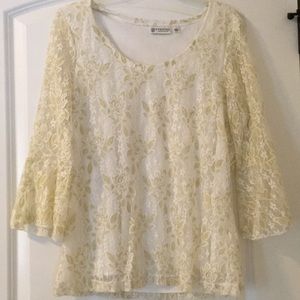 VERSONA cream/gold top
